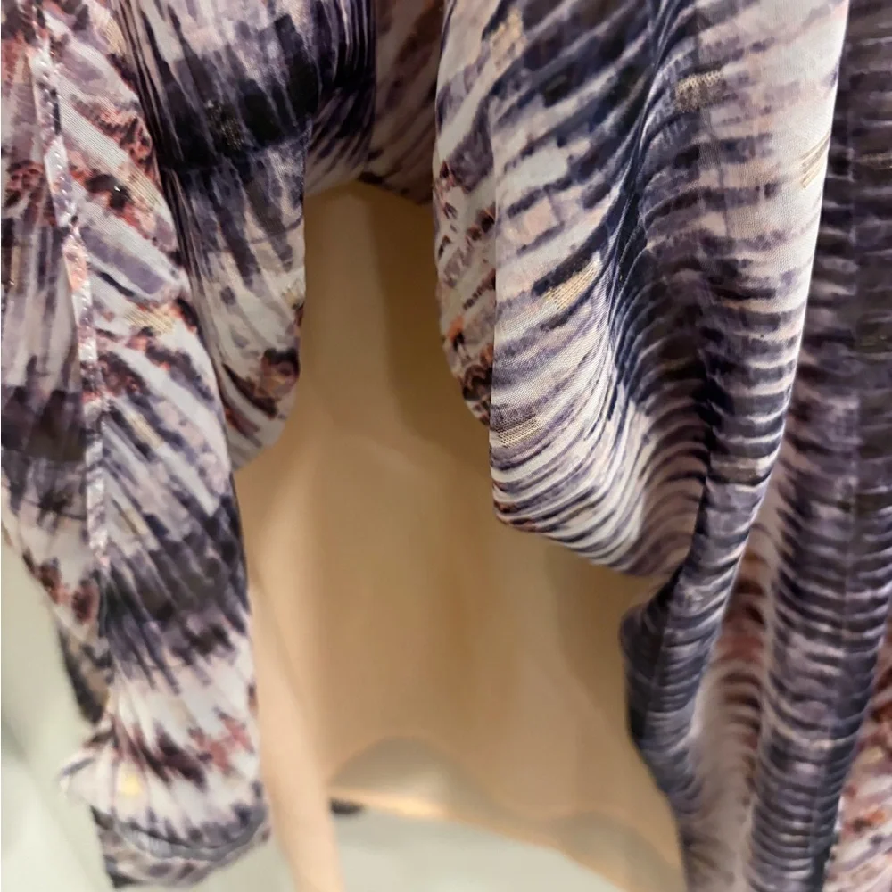 BEBE V-NECK MULTICOLOUR DRESS - Picture 6 of 9